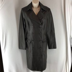 Worth Leather Trench